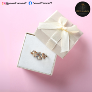 Rose Gold Elegance Diamond-Inspired Ring