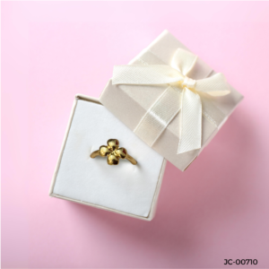 Golden Bow Knot Adjustable Ring