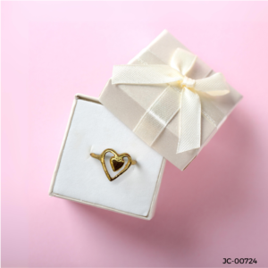 Golden Double Heart Ring 2